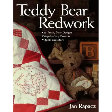 Teddy Bear Redwork