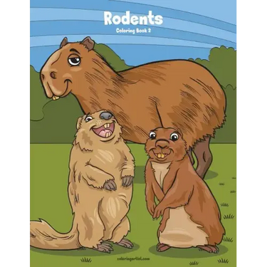 Rodents Coloring Book 2