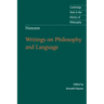 Hamann: Writings on Philosophy and Language