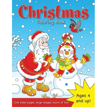 Christmas Coloring Book for Kids Ages 4-8!