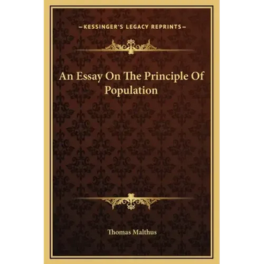 An Essay on the Principle of Population