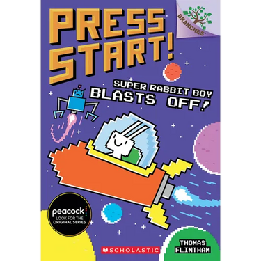 Super Rabbit Boy Blasts Off!: A Branches Book (Press Start! #5): Volume 5