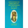 Applications For Enrollment of Choctaw Newborn Act of 1905 Volume II