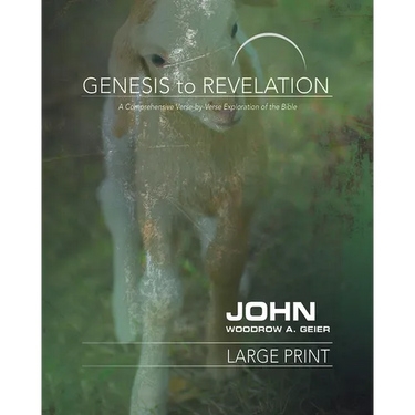Genesis to Revelation: John Participant Book: A Comprehensive Verse-By-Verse Exploration of the Bible