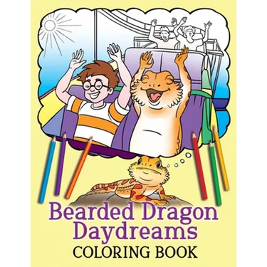 Bearded Dragon Daydreams Coloring Book