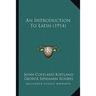 An Introduction To Latin (1914)