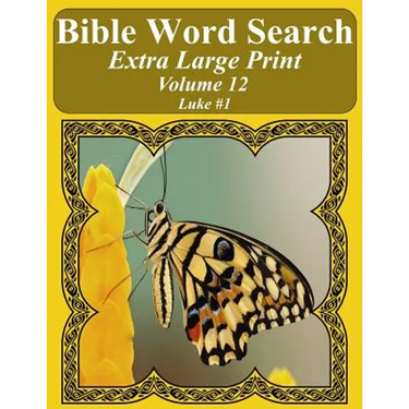 Bible Word Search Extra Large Print Volume 12: Luke #1