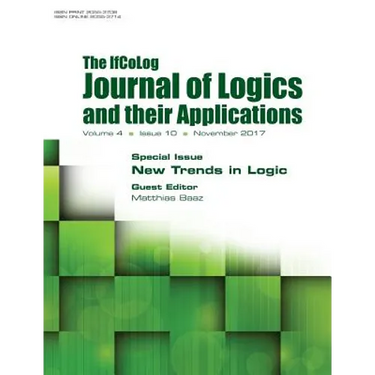 Ifcolog Journal of Logics and their Applications Volume 4, number 10. New Trends in Logic