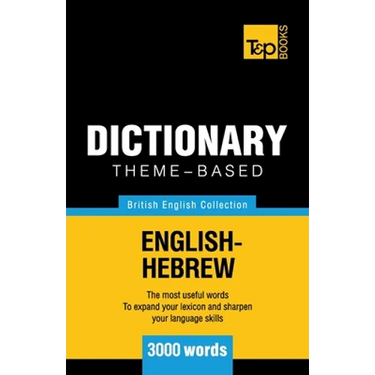 Theme-based dictionary British English-Hebrew - 3000 words