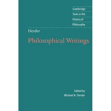 Herder: Philosophical Writings
