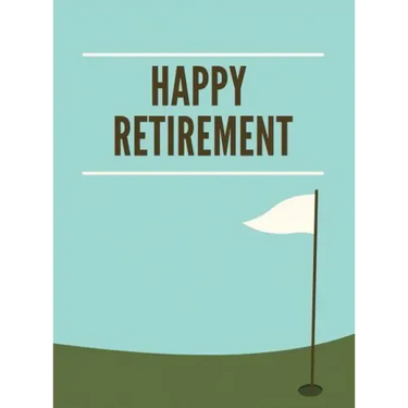 Golf Retirement Guest Book (Hardcover): Retirement book, retirement gift, Guestbook for retirement, retirement book to sign, message book, memory book