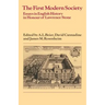 The First Modern Society: Essays in English History in Honour of Lawrence Stone