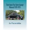 Ford Auto Part Interchange Manual 1928-1935