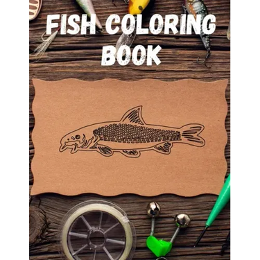 Fish Coloring Book: A Relaxing Fishing Coloring Book for Adults
