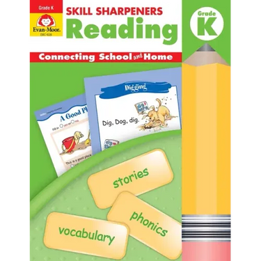 Skill Sharpeners: Reading, Grade Kindergarten Workbook