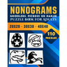 Nonogram Puzzle Books for Adults: Hanjie Picross Griddlers Puzzles Book - 110 Puzzles Easy to Hard