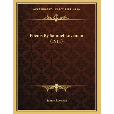 Poems By Samuel Loveman (1911)