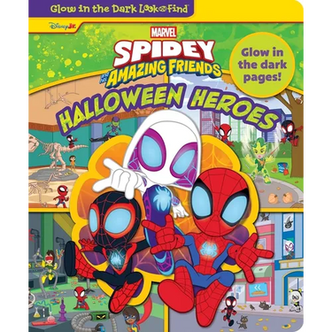 Disney Junior Marvel Spidey and His Amazing Friends: Halloween Heroes Glow in the Dark Look and Find