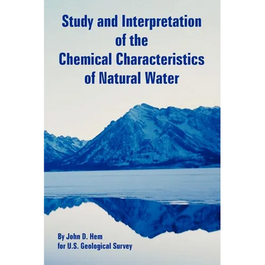 Study and Interpretation of the Chemical Characteristics of Natural Water