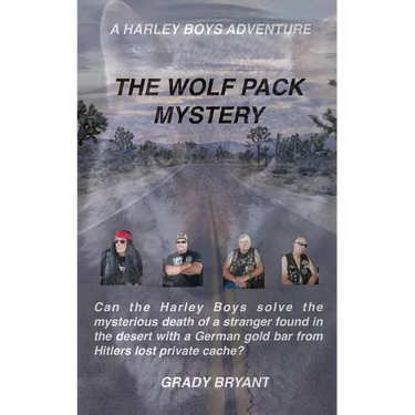 The Wolfpack Mystery: A body is found on the Indian Reservation of the San Andres Mountains with a German Swastika marked gold bar. The Harl