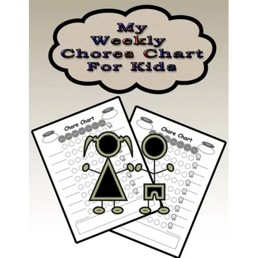My Weekly Chores Chart for Kids: 110 Pages, 13 Months of Weekly Chores Checklists For Kids - Chart Book To Write In For Kids
