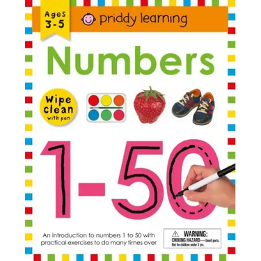 Wipe Clean Workbook: Numbers 1-50: Ages 3-5; Wipe-Clean with Pen