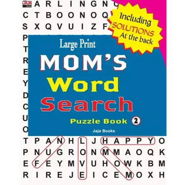 Large Print MOM'S Word Search Puzzle Book, Vol. 2