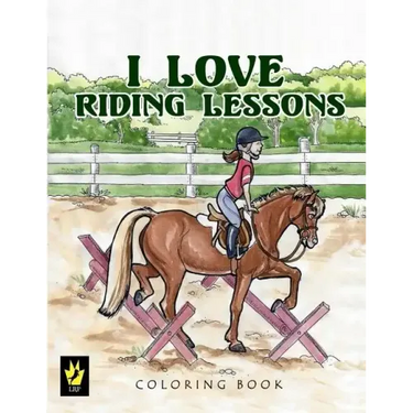I Love Riding Lessons Coloring Book