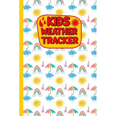 Kids Weather Tracker: The Ultimate Weather Track Patterns Journal For Kids. Weather cute coloring books Diary To Track Weather Patterns. Gif