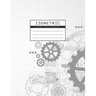 Isometric Graph Paper Notebook: Gear Wheel Mechanism Background 1/4 Inch Equilateral Triangle 3D Graph Paper Engineer Notebook Drafting Paper Isometri