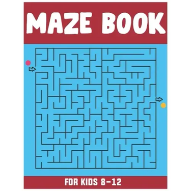 Maze Book for Kids 8-12: Amazing 50 Maze Puzzle Workbook for Kids