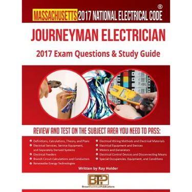 Massachusetts 2017 Journeyman Electrician Study Guide