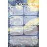 Weekly Planner Notepad: Van Gogh Starry Night, Daily Planning Pad for Organizing, Tasks, Goals, Schedule