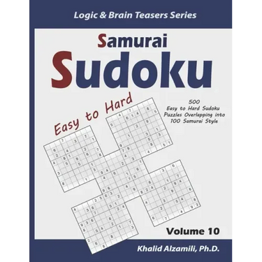 Samurai Sudoku: 500 Easy to Hard Sudoku Puzzles Overlapping into 100 Samurai Style