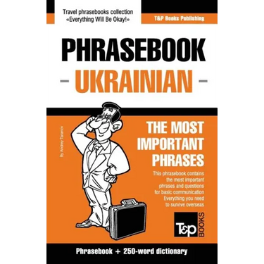 English-Ukrainian phrasebook and 250-word mini dictionary