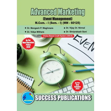 Event management, First Year, M.Com, Sem-I-English