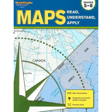 Maps: Read, Understand, Apply Reproducible Grades 5-6