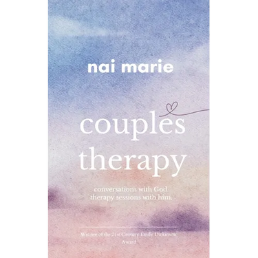 couples therapy therapy sessions with him. conversations with God.