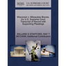 Wisconsin V. Milwaukee Braves, Inc U.S. Supreme Court Transcript of Record with Supporting Pleadings