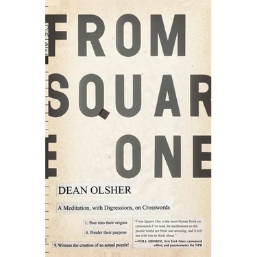 From Square One: A Meditation, with Digressions, on Crosswords
