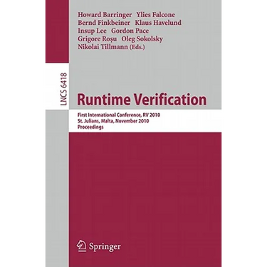 Runtime Verification: First International Conference, RV 2010, St. Julians, Malta, November 1-4, 2010. Proceedings