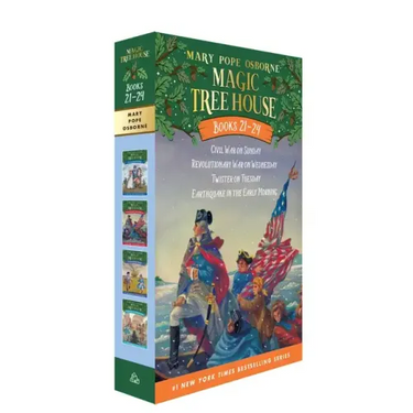 Magic Tree House Books 21-24 Boxed Set: American History Quartet
