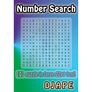 Number Search: 101 puzzle in large 22pt font!