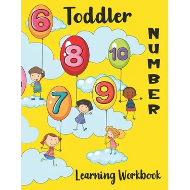 Toddler Number Learning Workbook: Learn to Write, Color, Trace, Count and Draw Notebook for little Kids, Numbers learning for Toddlers Ages 3 years an