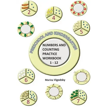 Preschool and Kindergarten Numbers and Counting Practice Workbook 1-12