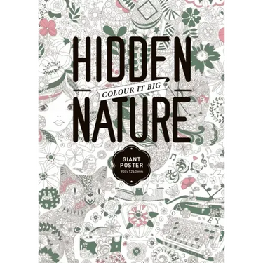 The Hidden Nature Coloring Poster