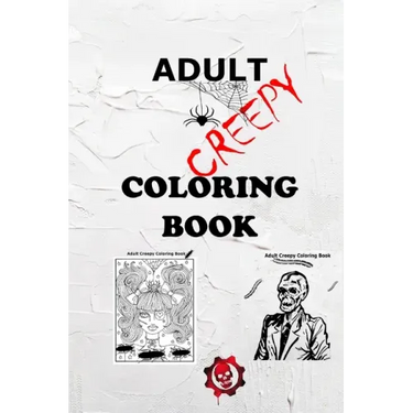 Adult Creepy: Coloring Book