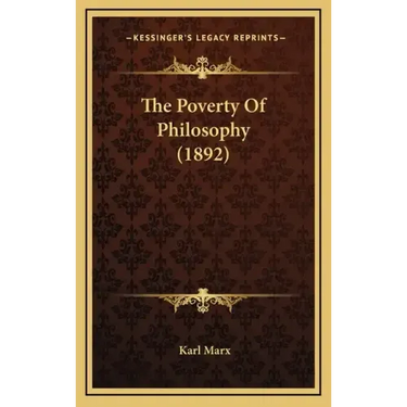 The Poverty of Philosophy (1892)