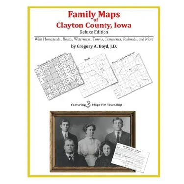 Family Maps of Clayton County, Iowa
