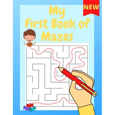 My First Book of Mazes: Children's Maze Books for Kids / Libro de laberintos para niños